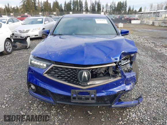 2018 Acura TLX w/A-SPEC Pkg with VIN 19UUB3F66JA004821, listed as a IAAI auction lot 41502028 with 53,317 mi miles. Bid and sale history available at carsss.com. Image 12.