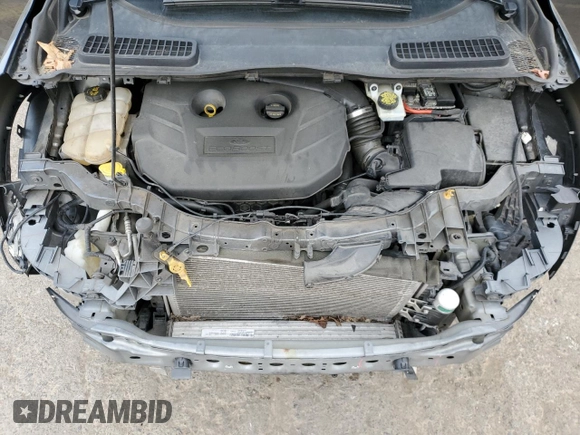 2016 Ford Escape Titanium with VIN 1FMCU9J95GUC17688, listed as a Copart auction lot 53234575 with 124,030 mi miles and Salvage Title. Bid and sale history available at DreamBid. Image 12.