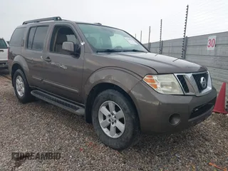 2008 Nissan Pathfinder LE with VIN 5N1AR18U18C640960, listed as a IAAI auction lot 42629982 with 141,480 mi miles and . Bid and sale history available at DreamBid. Image 1.