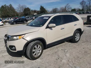 2011 Kia Sorento LX with VIN 5XYKT3A13BG039123, listed as a Copart auction lot 49666065 with 124,099 mi miles and Salvage Title. Bid and sale history available at DreamBid. Image 1.