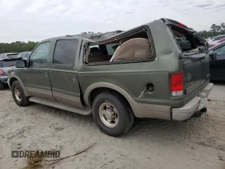 2000 Ford Excursion Limited with VIN 1FMNU42L5YEC60493, listed as a Copart auction lot 75021544 with 316,622 mi miles and Salvage title. Bid and sale history available at DreamBid. Image 2.