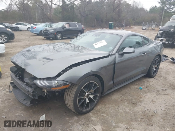 2021 Ford Mustang EcoBoost with VIN 1FA6P8TD8M5101305, listed as a IAAI auction lot 41475581 with 32,762 mi miles. Bid and sale history available at carsss.com. Image 18.