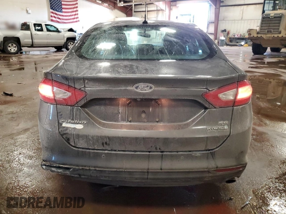 2015 Ford Fusion SE Hybrid with VIN 3FA6P0LU1FR251600, listed as a Copart auction lot 46607225 with 100,473 mi miles and Clean Title. Bid and sale history available at carsss.com. Image 6.