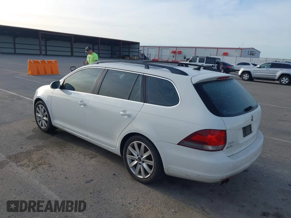 2011 Volkswagen Jetta SportWagen TDI with VIN 3VWPL7AJ7BM702061, listed as a IAAI auction lot 42088506 with 243,200 mi miles. Bid and sale history available at carsss.com. Image 3.