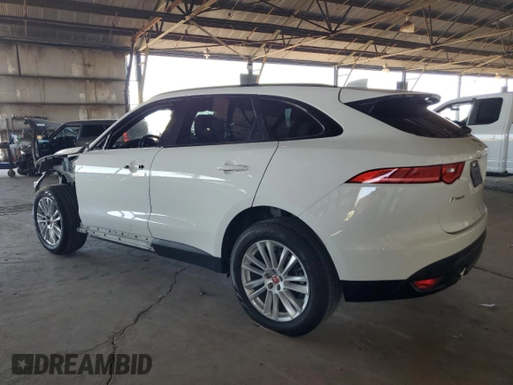 2018 Jaguar F-Pace 35t Prestige with VIN SADCK2EV9JA247055, listed as a Copart auction lot 71807684 with 91,556 mi miles and Salvage title. Bid and sale history available at DreamBid. Image 2.