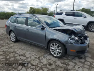 2014 Volkswagen Jetta SportWagen TDI w/Sunroof & Nav with VIN 3VWPL7AJ6EM625591, listed as a Copart auction lot 67476174 with 63,196 mi miles and Non Repairable. Bid and sale history available at carsss.com. Image 4.
