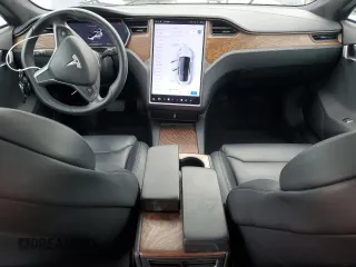 2020 Tesla Model S Long Range with VIN 5YJSA1E22LF351472, listed as a Copart auction lot 56195695 with 76,311 mi miles and Salvage title. Bid and sale history available at DreamBid. Image 8.
