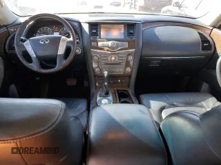 2017 Infiniti QX80 z VIN JN8AZ2NF0H9640689, wystawiony jako Copart lot #41793585 z przebiegiem 176 473 mil mil oraz Szkoda całkowita • Salvage title. Historia ofert i sprzedaży dostępna na DreamBid. Obrazek 8.
