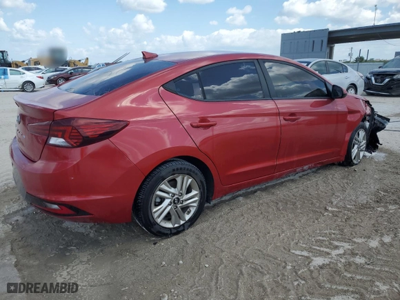 2020 Hyundai Elantra Value Edition with VIN 5NPD84LF1LH514027, listed as a Copart auction lot 53707075 with 70,932 mi miles and Clean Title. Bid and sale history available at carsss.com. Image 3.