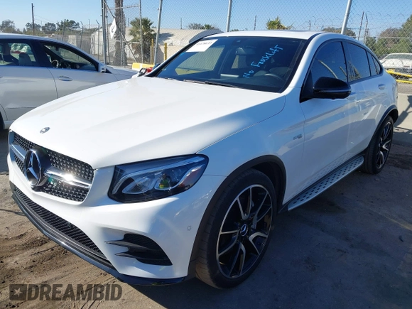 2019 Mercedes-Benz GLC with VIN WDC0J6EB2KF488453, listed as a IAAI auction lot 41678633 with 53,626 mi miles. Bid and sale history available at carsss.com. Image 18.