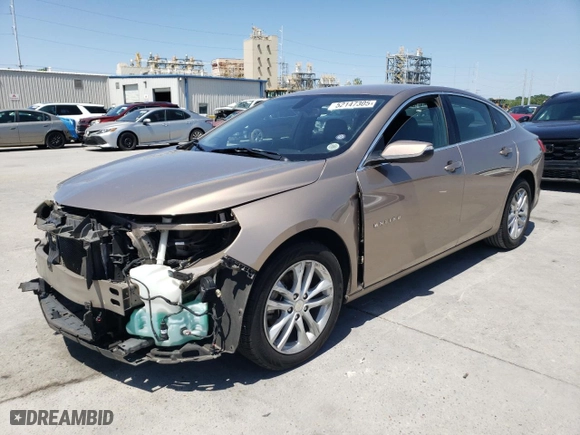 2018 Chevrolet Malibu LT with VIN 1G1ZD5ST8JF246768, listed as a Copart auction lot 52147305 with 188,269 mi miles and Salvage Title. Bid and sale history available at carsss.com. Image 1.