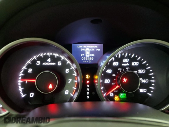 2013 Acura TL Advance z VIN 19UUA9F72DA001692, wystawiony jako Copart lot #85898354 z przebiegiem 75 489 mil mil oraz Szkoda całkowita • Salvage title. Historia ofert i sprzedaży dostępna na DreamBid. Obrazek 9.