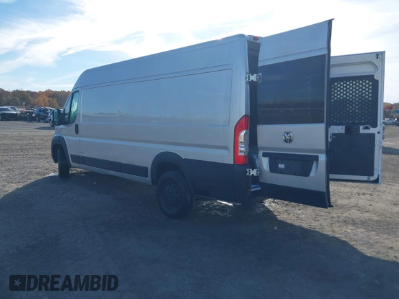 2023 Ram ProMaster Cargo with VIN 3C6MRVJG5PE501250, listed as a IAAI auction lot 40670587 with 97,369 mi miles and . Bid and sale history available at DreamBid. Image 3.