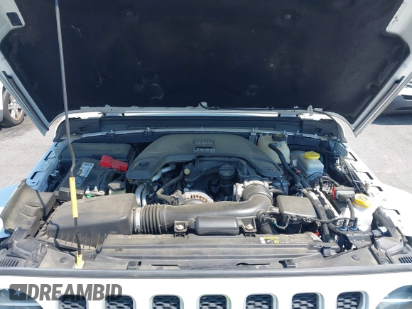 2018 Jeep Wrangler Unlimited Sahara with VIN 1C4HJXEG6JW112976, listed as a IAAI auction lot 42559123 with 76,066 mi miles and . Bid and sale history available at DreamBid. Image 10.