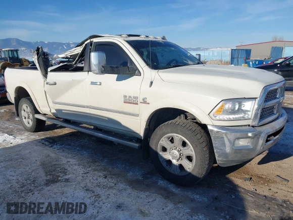 2016 Ram 2500 Laramie with VIN 3C6UR5NLXGG205295, listed as a IAAI auction lot 41445788 with 161,199 mi miles and . Bid and sale history available at DreamBid. Image 1.