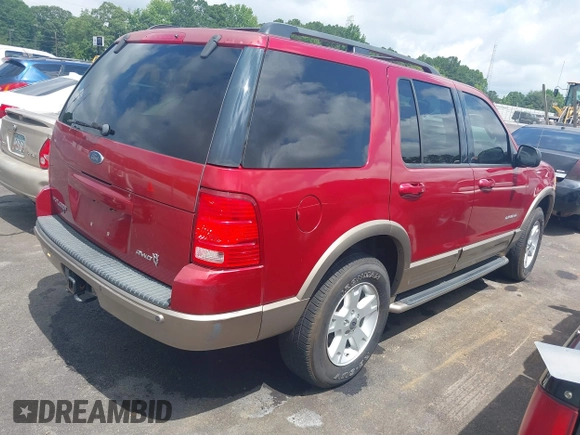 2004 Ford Explorer z VIN 1FMDU84W84UA81911, wystawiony jako IAAI lot #42536003 z przebiegiem 360 120 mil mil oraz . Historia ofert i sprzedaży dostępna na DreamBid. Obrazek 4.