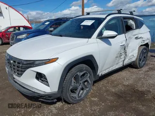 2022 Hyundai Tucson SEL with VIN 5NMJCCAE9NH092286, listed as a IAAI auction lot 41857595 with 27,883 mi miles. Bid and sale history available at carsss.com. Image 18.