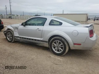 2005 Ford Mustang Deluxe with VIN 1ZVHT80N955249439, listed as a Copart auction lot 55536255 with 118,984 mi miles and Salvage title. Bid and sale history available at DreamBid. Image 2.