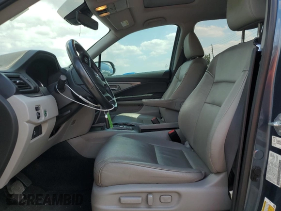 2022 Honda Pilot EX-L with VIN 5FNYF6H56NB009475, listed as a Copart auction lot 53142705 with 66,469 mi miles and Non repairable. Bid and sale history available at DreamBid. Image 7.