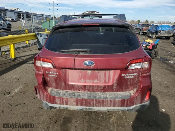 2015 Subaru Outback 2.5i Premium with VIN 4S4BSACC6F3353280, listed as a Copart auction lot 43195045 with 200,019 mi miles and Salvage Title. Bid and sale history available at carsss.com. Image 6.