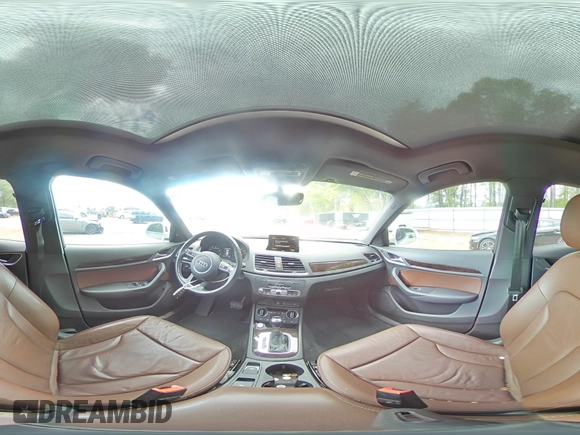 2016 Audi Q3 Premium Plus with VIN WA1BFCFS7GR014866, listed as a Copart auction lot 52479085 with 107,570 mi miles and Salvage title. Bid and sale history available at DreamBid. Image 14.