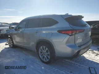 2023 Toyota Highlander Hybrid Limited with VIN 5TDXBRCH2PS133610, listed as a Copart auction lot 45696215 with 56,166 mi miles and Salvage title. Bid and sale history available at DreamBid. Image 2.