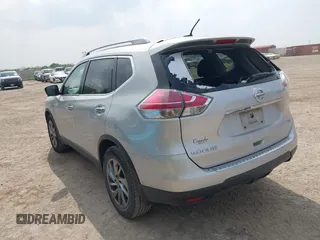 2015 Nissan Rogue SL with VIN 5N1AT2MT2FC875854, listed as a IAAI auction lot 41921295 with 44,055 mi miles. Bid and sale history available at carsss.com. Image 3.
