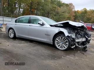 2015 BMW 7 Series 740Li with VIN WBAYE4C55FD947438, listed as a Copart auction lot 78046534 with Not Provided miles and Salvage Title. Bid and sale history available at DreamBid. Image 4.