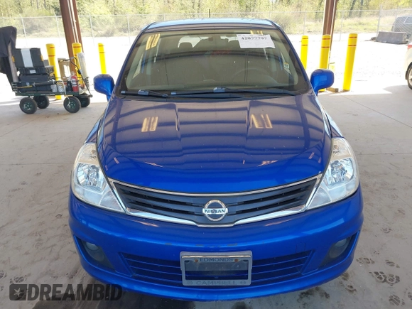 2011 Nissan Versa 1.8 S with VIN 3N1BC1CP7BL487592, listed as a IAAI auction lot 42077797 with 81,982 mi miles. Bid and sale history available at carsss.com. Image 12.