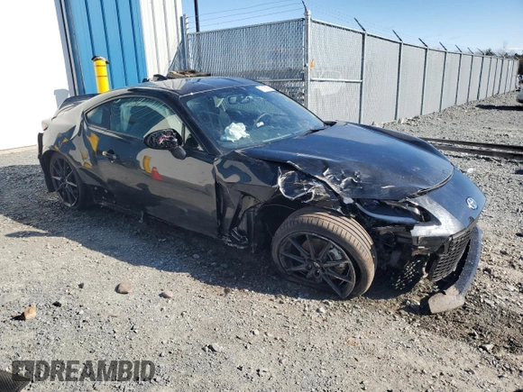 2024 Toyota GR86 Premium with VIN JF1ZNBE13R8757579, listed as a Copart auction lot 78163934 with 6,464 mi miles and Salvage Title. Bid and sale history available at carsss.com. Image 4.
