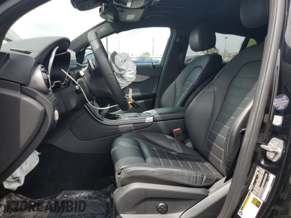 2021 Mercedes-Benz GLC 300 with VIN W1N0J8EB8MF892063, listed as a Copart auction lot 52832185 with 66,508 mi miles and Salvage title. Bid and sale history available at DreamBid. Image 7.