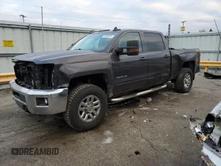 2015 Chevrolet Silverado 3500HD LT with VIN 1GC4KZCG4FF532334, listed as a Copart auction lot 86000454 with 159,642 mi miles and Salvage Title. Bid and sale history available at DreamBid. Image 1.