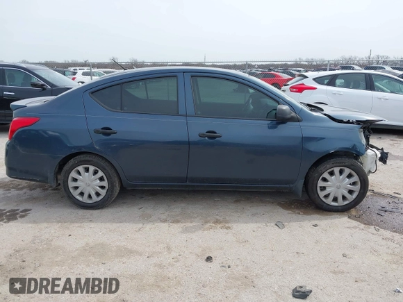 2015 Nissan Versa SV with VIN 3N1CN7AP3FL853347, listed as a IAAI auction lot 41741056 with 100,353 mi miles. Bid and sale history available at carsss.com. Image 14.