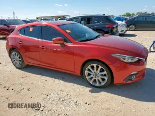 2015 Mazda 3 S Grand Touring with VIN JM1BM1M30F1275331, listed as a Copart auction lot 61309755 with 85,900 mi miles and Salvage title. Bid and sale history available at DreamBid. Image 4.
