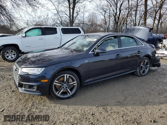 2017 Audi A4 Prestige with VIN WAUFNAF45HN062548, listed as a Copart auction lot 85159044 with 135,812 mi miles and Salvage Title. Bid and sale history available at carsss.com. Image 1.