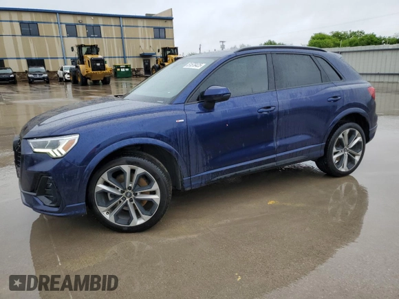 2022 Audi Q3 S line Premium Plus with VIN WA1EECF36N1062783, listed as a Copart auction lot 51578425 with 110,454 mi miles and Clean title. Bid and sale history available at DreamBid. Image 1.