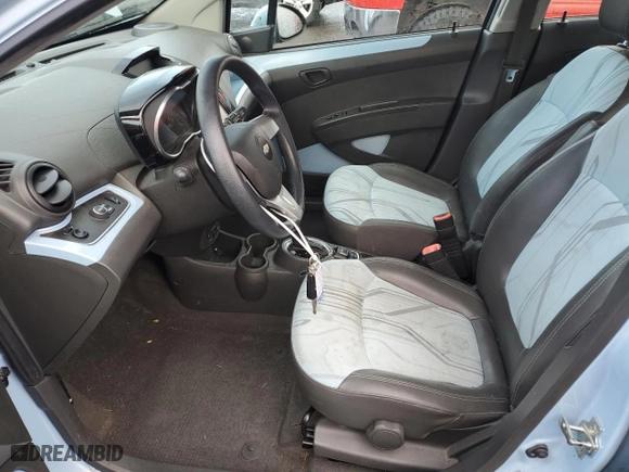 2015 Chevrolet Spark EV LT with VIN KL8CK6S01FC805657, listed as a Copart auction lot 85602264 with 27,439 mi miles and Salvage Title. Bid and sale history available at carsss.com. Image 7.
