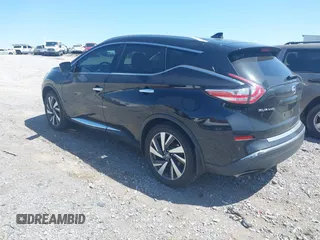 2017 Nissan Murano SL with VIN 5N1AZ2MH3HN111903, listed as a IAAI auction lot 41984282 with 100,514 mi miles and . Bid and sale history available at carsss.com. Image 3.