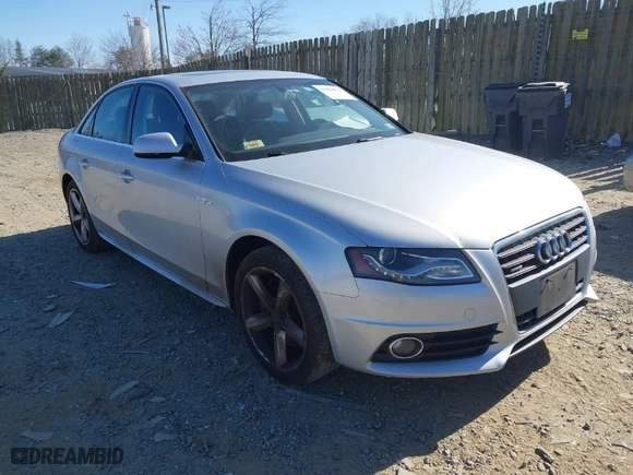 2012 Audi A4 2.0T Premium Plus with VIN WAUFFAFL9CA120553, listed as a IAAI auction lot 41828631 with 159,857 mi miles. Bid and sale history available at carsss.com. Image 1.