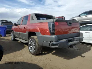 2002 Chevrolet Avalanche with VIN 3GNEK13TX2G303997, listed as a Copart auction lot 76538884 with 0 mi miles and Salvage Title. Bid and sale history available at carsss.com. Image 2.