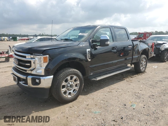 2022 Ford Super Duty F-250 SRW XL with VIN 1FT7W2BN7NEE38056, listed as a Copart auction lot 53692915 with 63,091 mi miles and Salvage Title. Bid and sale history available at carsss.com. Image 1.