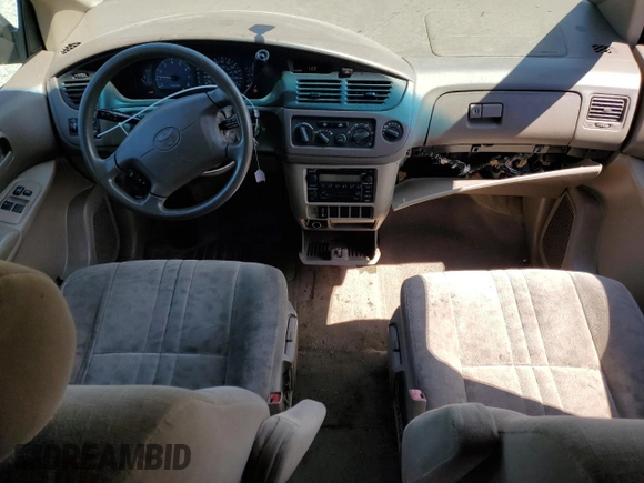 2001 Toyota Sienna LE with VIN 4T3ZF13C81U380901, listed as a Copart auction lot 54053615 with 194,910 mi miles and Salvage Title. Bid and sale history available at DreamBid. Image 8.