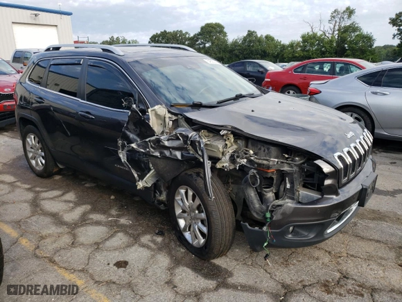2016 Jeep Cherokee Limited with VIN 1C4PJMDS2GW277738, listed as a Copart auction lot 64823644 with 159,150 mi miles and Salvage Title. Bid and sale history available at carsss.com. Image 4.
