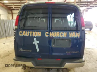 2002 Chevrolet Express with VIN 1GAHG39R121143434, listed as a Copart auction lot 73485264 with 80,692 mi miles and Salvage Title. Bid and sale history available at carsss.com. Image 6.