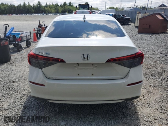 2022 Honda Civic EX with VIN 2HGFE2F3XNH117629, listed as a Copart auction lot 65165855 with 37,994 mi miles and Salvage title. Bid and sale history available at DreamBid. Image 6.