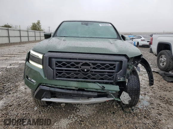 2023 Nissan Frontier SV with VIN 1N6ED1EKXPN663452, listed as a Copart auction lot 53535295 with 17,522 mi miles and Salvage title. Bid and sale history available at DreamBid. Image 5.
