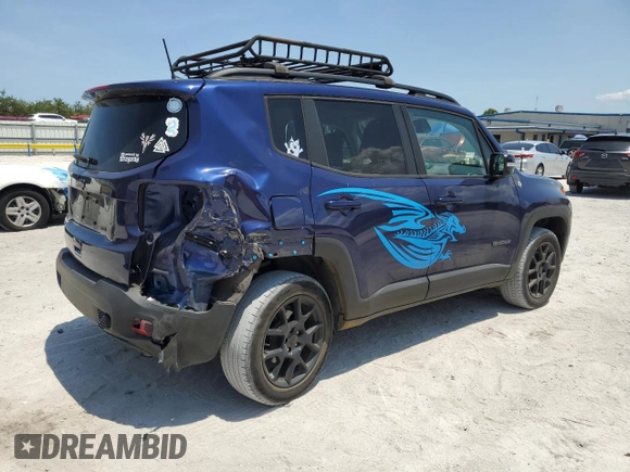 2020 Jeep Renegade Altitude with VIN ZACNJAB17LPK95978, listed as a Copart auction lot 57432225 with 35,690 mi miles and Salvage title. Bid and sale history available at DreamBid. Image 3.
