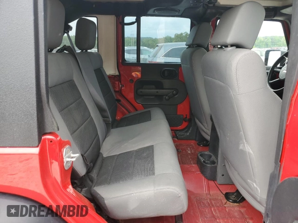 2008 Jeep Wrangler Unlimited X with VIN 1J4GA39118L607733, listed as a Copart auction lot 54506485 with 114,975 mi miles and Salvage Title. Bid and sale history available at DreamBid. Image 11.