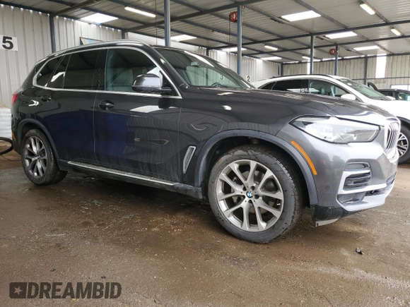 2023 BMW X5 sDrive40i with VIN 5UXCR4C03P9R22935, listed as a Copart auction lot 49732945 with 55,821 mi miles and Clean Title. Bid and sale history available at carsss.com. Image 4.