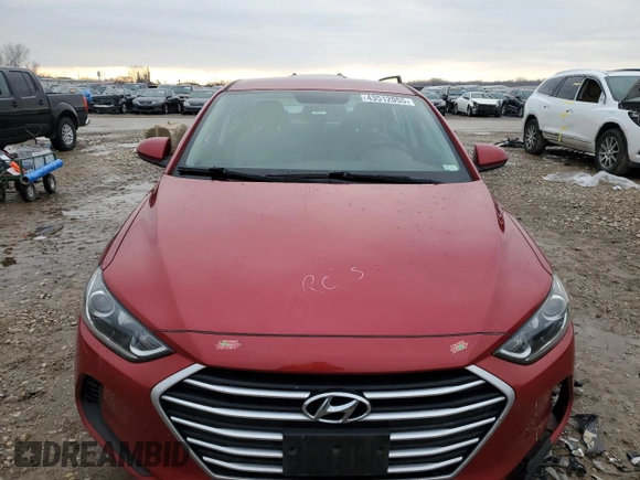 2017 Hyundai Elantra Limited с VIN 5NPD84LF9HH138846, выставлен на аукционе Copart как лот 43512055 с пробегом 109 702 миль миль и Списание • Salvage title. История ставок и продаж доступна на DreamBid. Изображение 5.